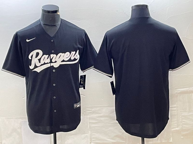 Men Texas Rangers Blank Black Game Nike 2023 MLB Jersey style 6->texas rangers->MLB Jersey